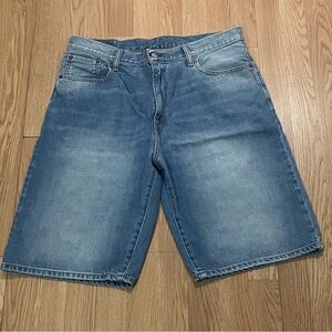 Levis 569 Men’s 36 Denim Jeans Shorts Jorts Light Blue Baggy